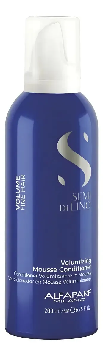 Acondicionador Mousse Alfaparf Semi Di Lino Volumizing 200ml 1