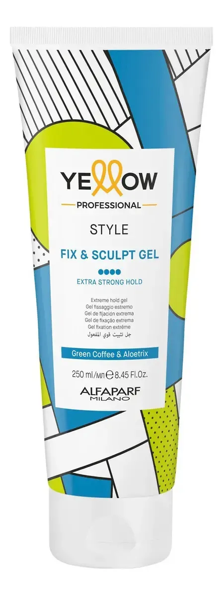 Gel De Fijacion Extrema Alfaparf Yellow Fix & Sculpt 250 Ml 1