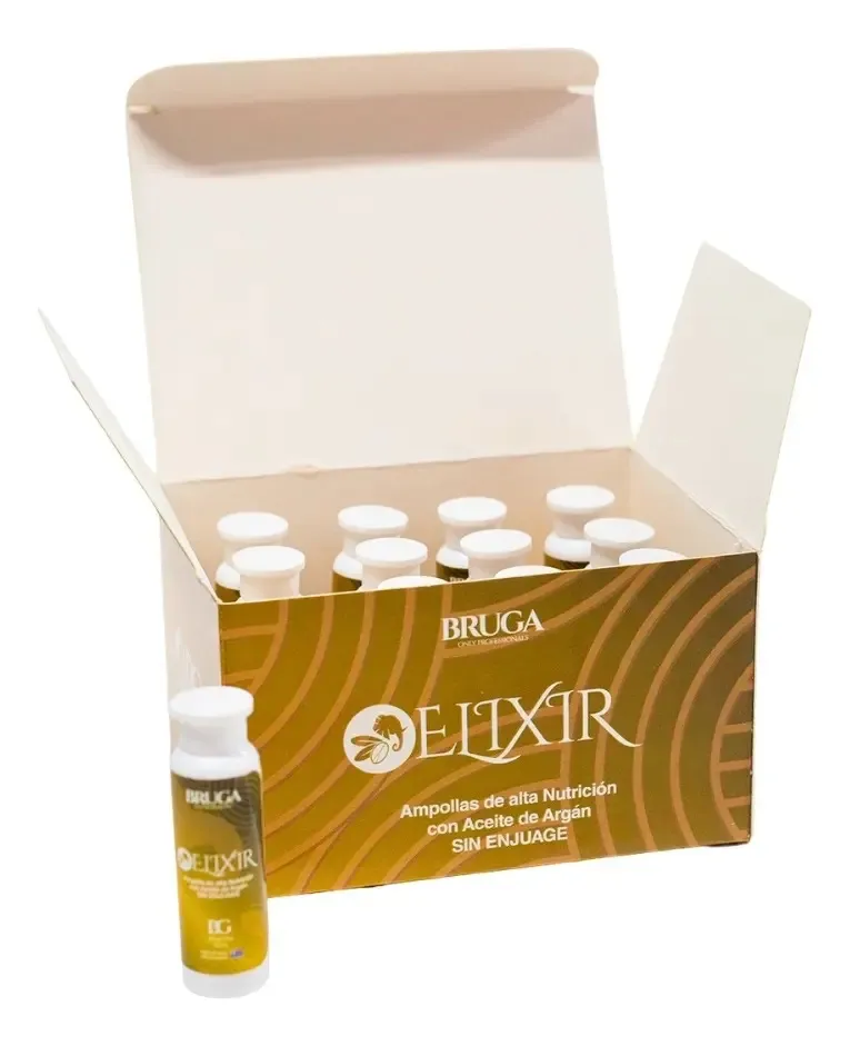 Caja De Ampollas De Argan Nutrición. Elixir Bruga X12 1