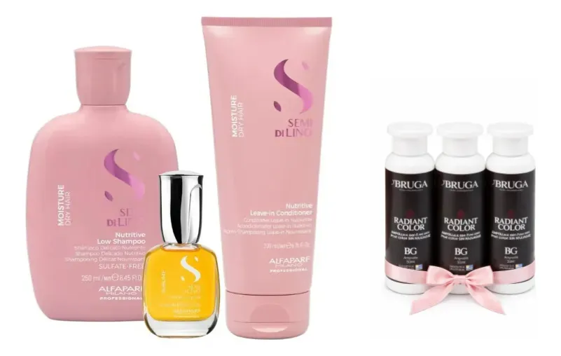 Kit Alfaparf Semi Di Lino Moisture Y Cristalli Liquidi 15ml 1