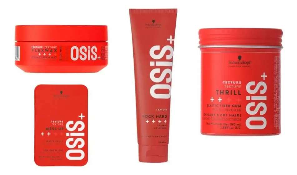Kit Schwarzkopf Osis+ Mess Up, Thrill, Rock Hard Y Flexwax 1