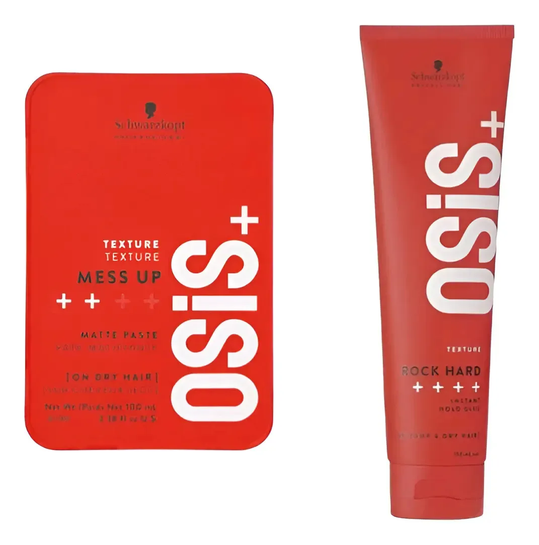 Kit Schwarzkopf Osis+ Mess Up  Y Rock Hard 1
