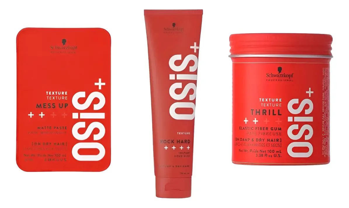 Kit Schwarzkopf Osis+ Goma Thrill, Rock Hard, Flexwax 1