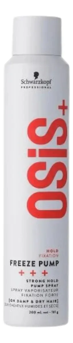 Spray Para Cabello Fijacion Schwarzkopf Osis Freeze Pump Protector Termico 200 Ml