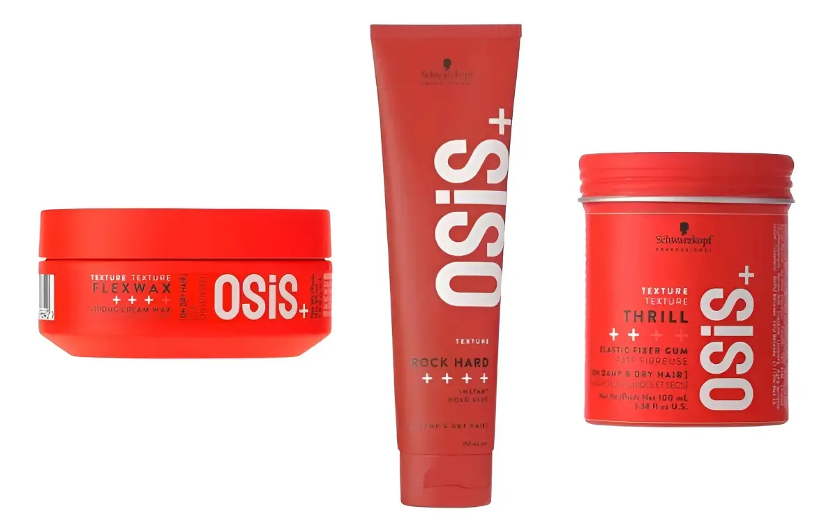 Kit Schwarzkopf Osis+ Rock Hard, Flexwax Y Goma Thrill 1