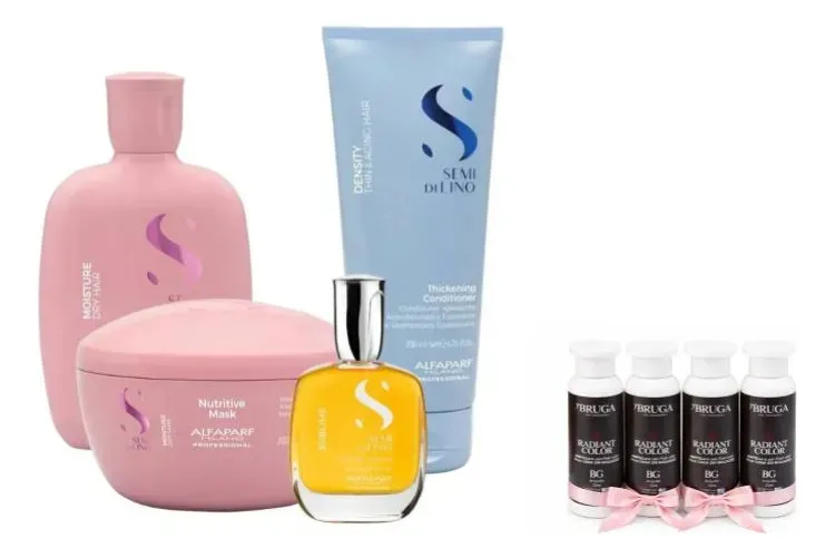 Kit Alfaparf Para Cabello Fino Con Puntas Secas 1