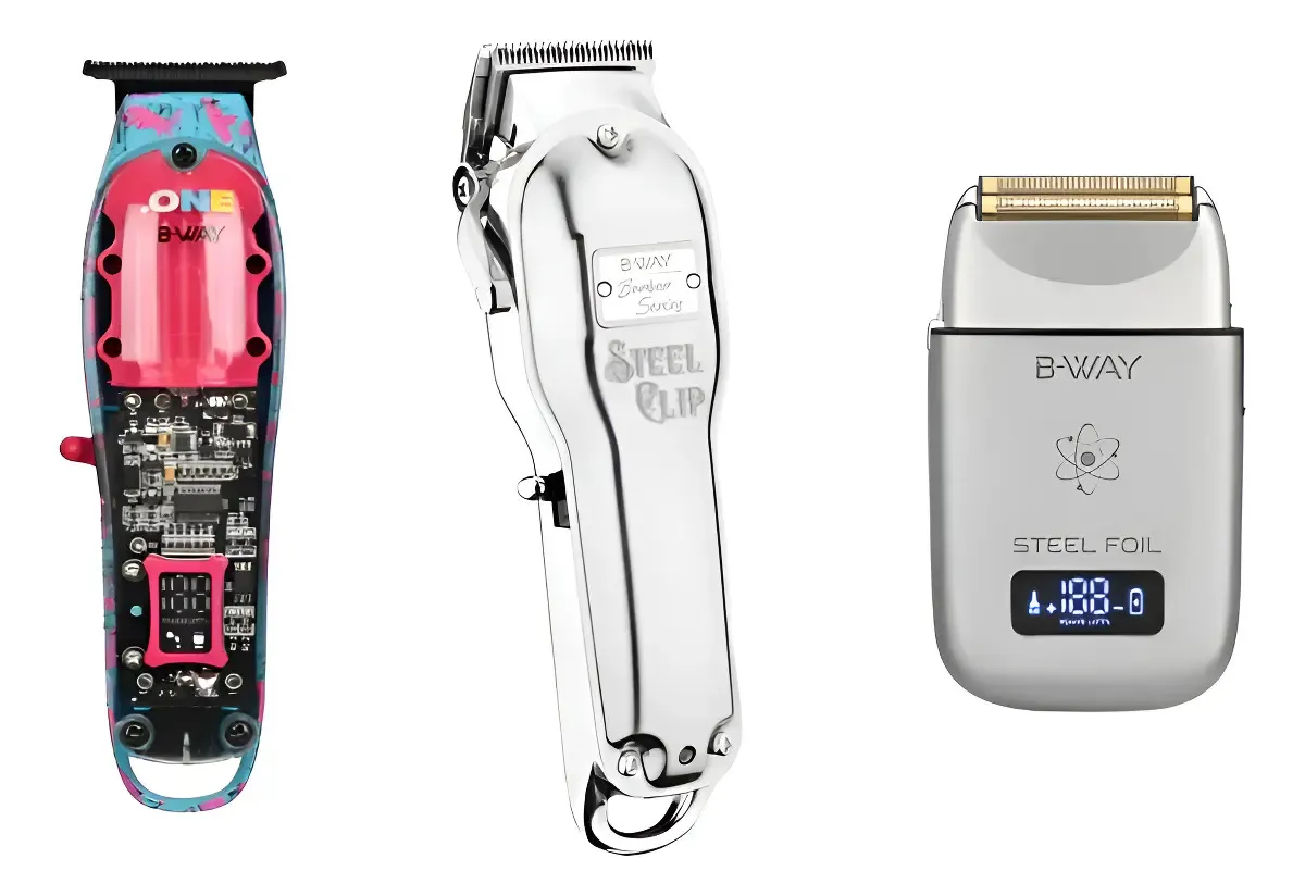 Kit Bway Barbero Steel Clip, One Trimmer Y Steel Foil Kit