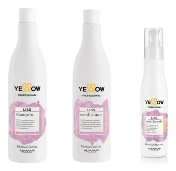 Kit Shampoo, Acondicionador Y Multibenefit Yellow Alfaparf 1