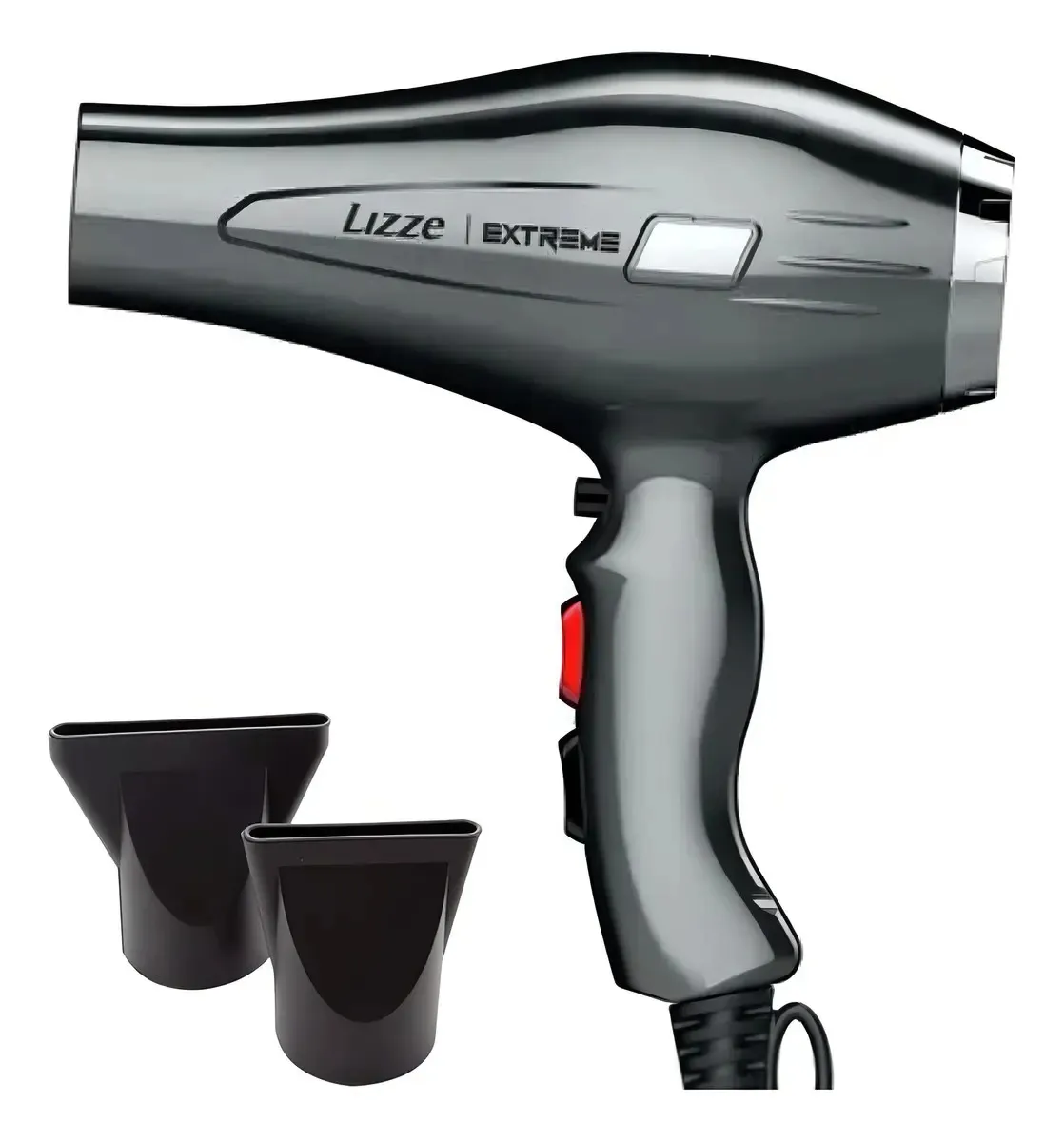 Secador De Pelo Profesional Lizze Extreme 2400 W, Color Gris Oscuro 1