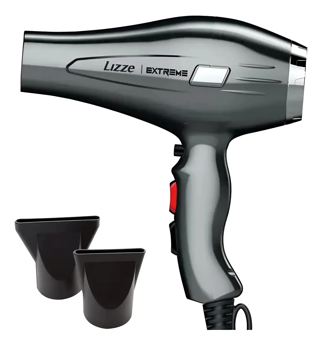 Secador De Pelo Profesional Lizze Extreme Gris Oscuro 1