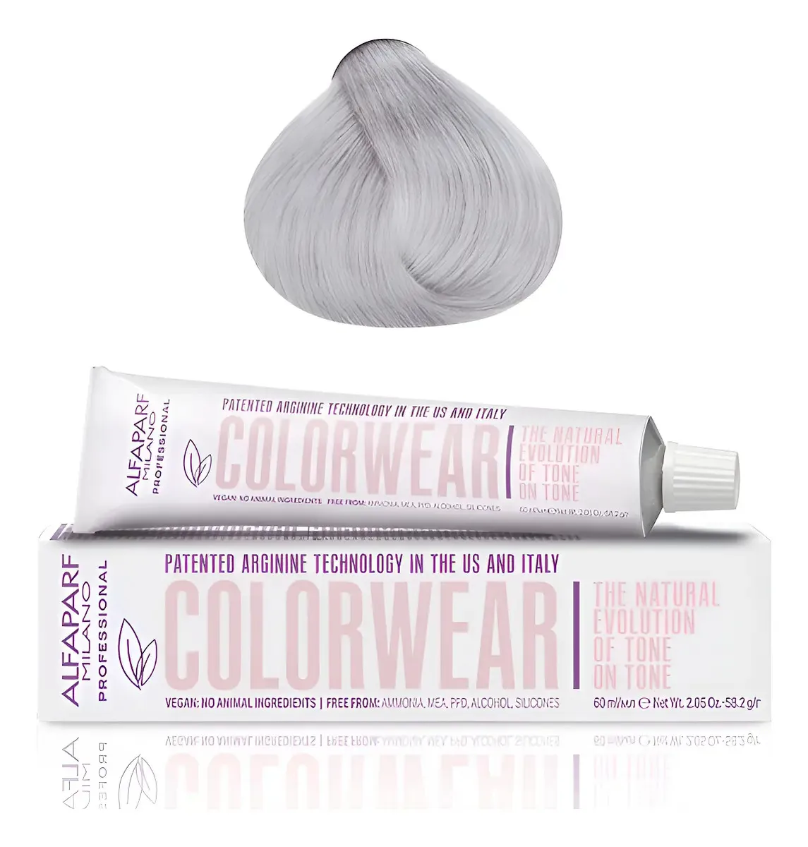 Tinta Alfaparf Colorwear 10.8 Permanente 60gr 10.8 Rubio Extra Claro Perla