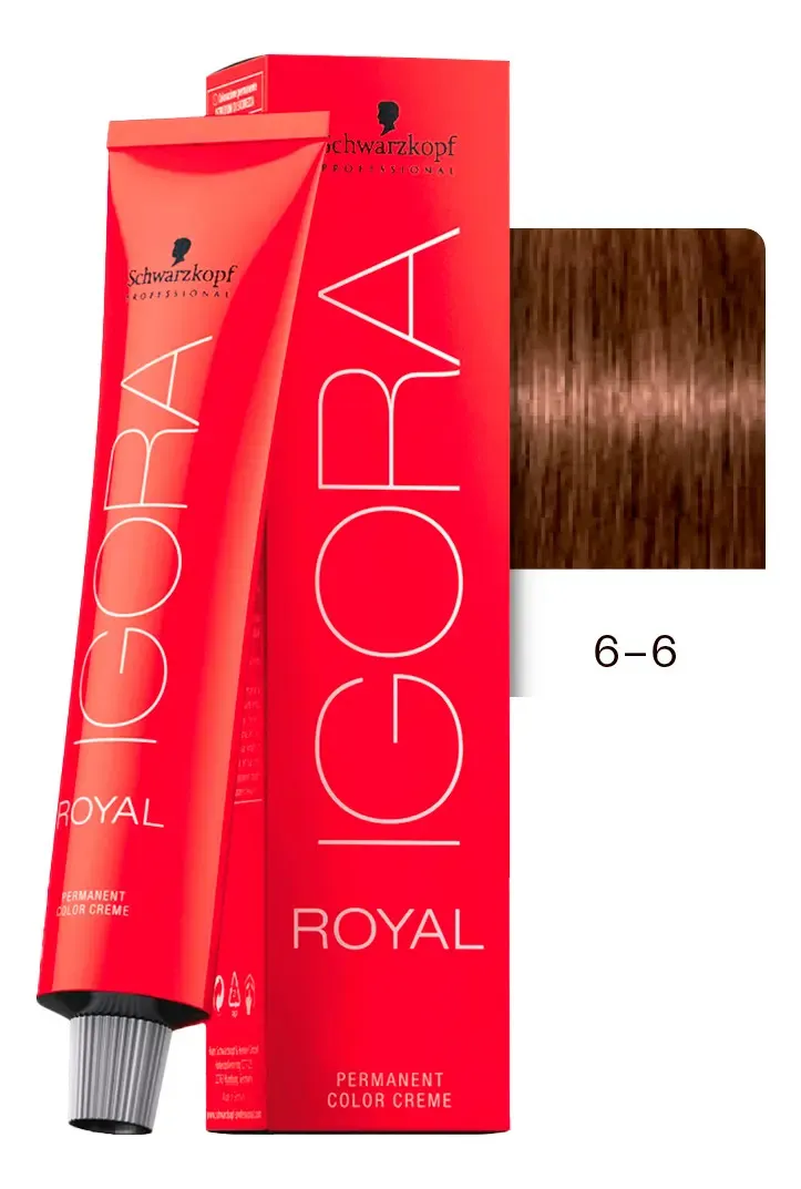 Tinte Igora Royal Schwarzkopf Tono 6.6 1