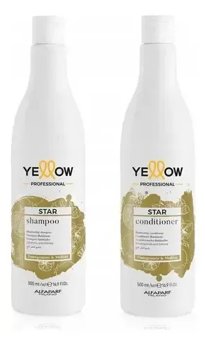 Kit Yellow Alfaparf Shampoo Y Acondicionador Star 1