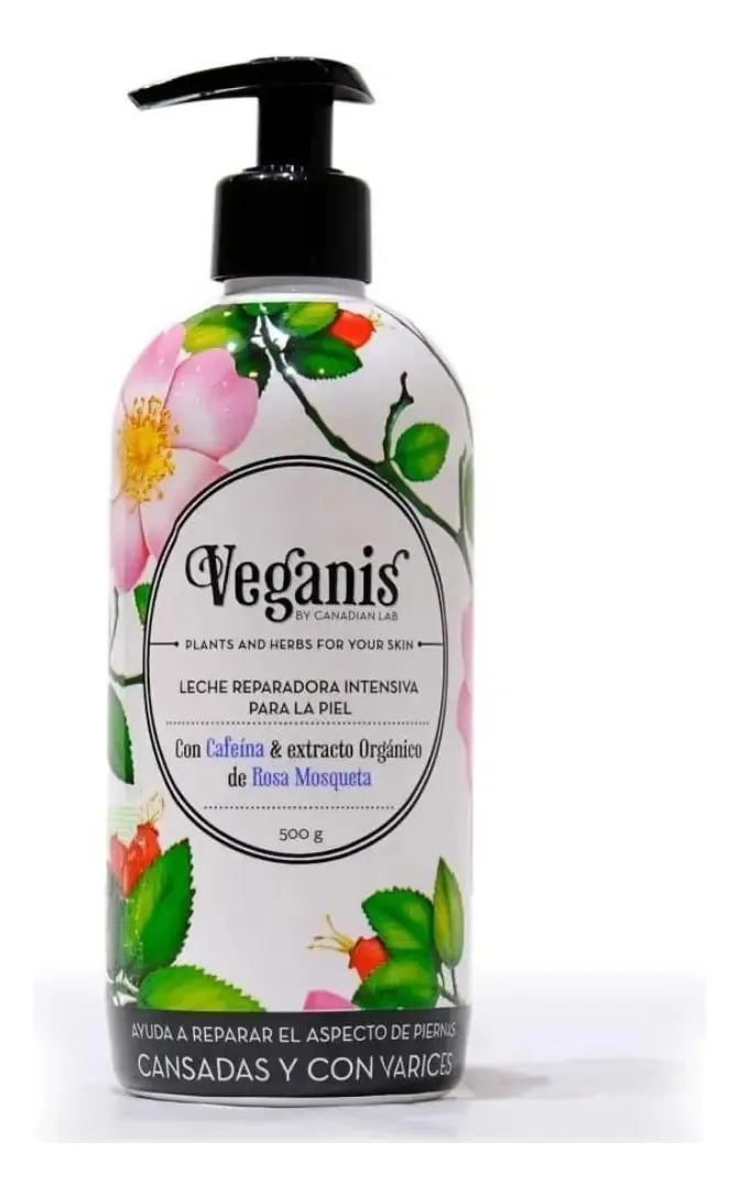 Veganis Leche Reparadora Intensiva Rosa Mosqueta