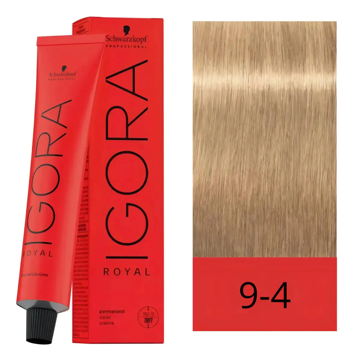 Tinte Igora Royal Tono 9.4 Rubio Muy Claro Beige 9.4 Rubio Extra Claro Beige