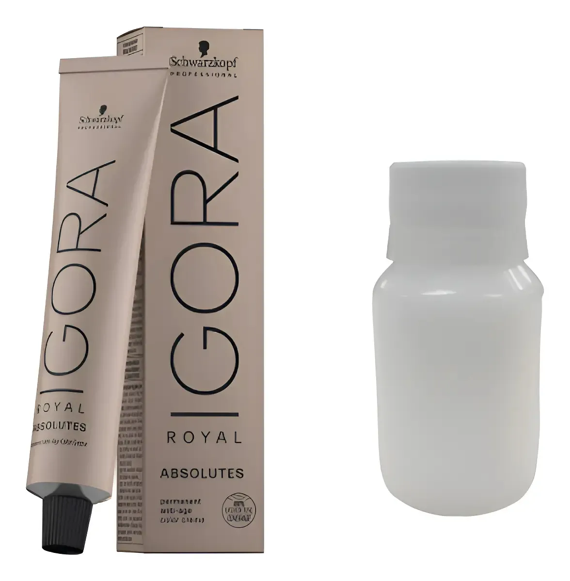 Tinta Igora Royal Absolutes 8.50 + Oxidante 20vol 60ml 8.50 Rubio Claro Dorado Natura