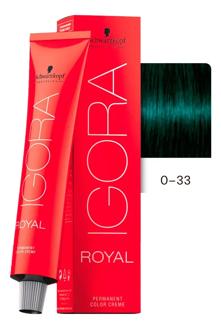 Igora Royal 0-33 Color Mezcla Verde Coloración Schwarzkopf 1