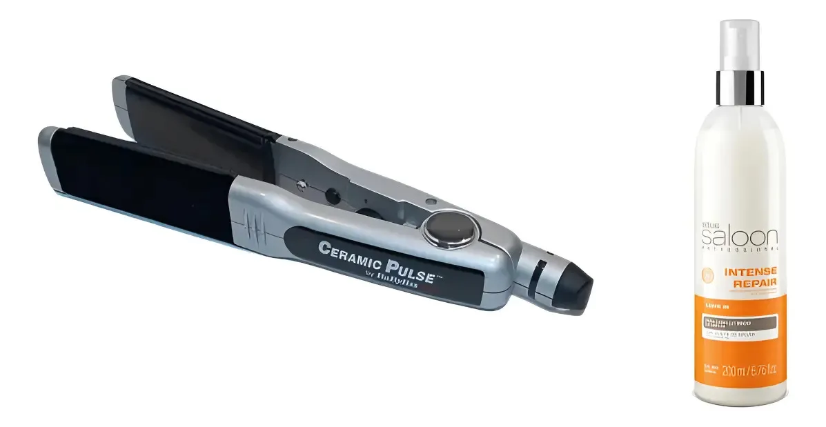 Kit Planchita Babyliss + Intense Repair Issue Negro 1