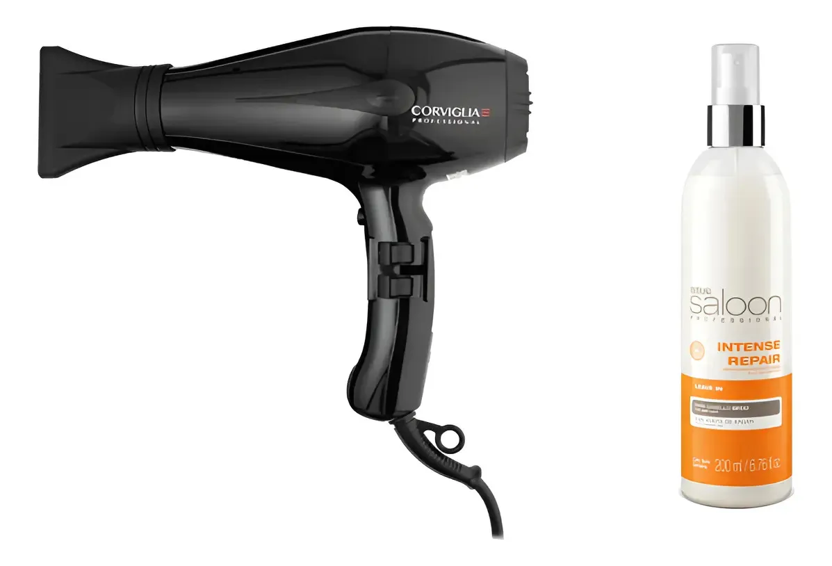 Secador Corviglia Profesional + Obsequio Leave-in Issue Negro