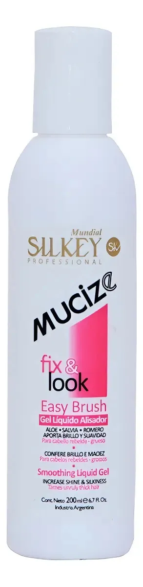 Gel Liquido Alisador Silkey Mucize Easy Brush Fix Look 200ml 1