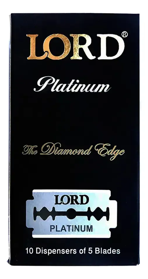 Repuestos De Navaja Filo Lord Platinum Doble Filo 50 Hojas